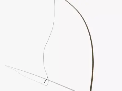 Fishing Rod V01 Low-poly 3D model