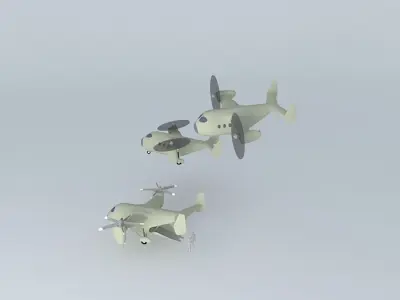 TILT ROTOR Free 3D model