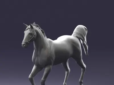 Running horse 0293 3D model