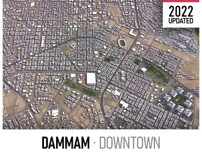 Dammam Low-poly 3D model