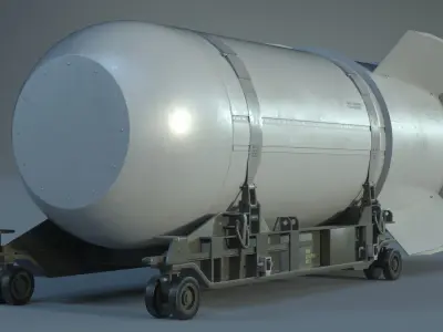 B53 nuclear bomb 3D model