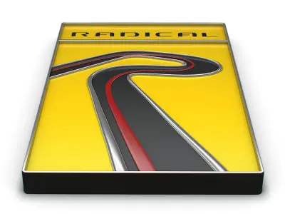 Radical logo 3D model