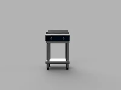 Flat Plate Griddle 3D model