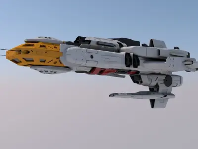 Space vehicle Free 3D model