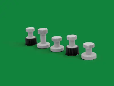 Airbus A380 - FCU knob 3D print model