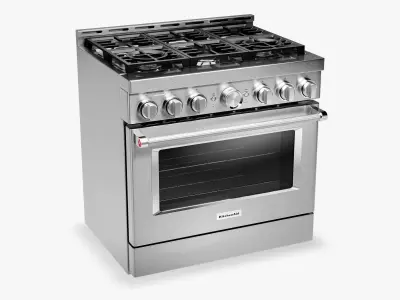 KitchenAid Gas Range 3D model