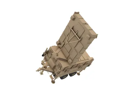 AN TPQ-37 Firefinder Radar 3D model