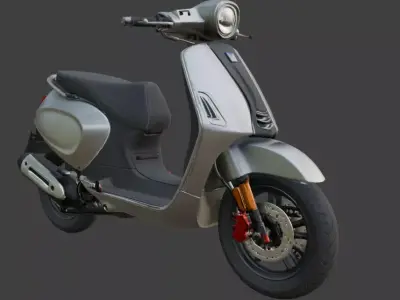 Modern Electric Scooter 3D model buy
