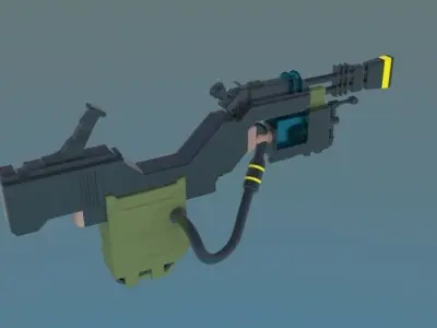 K9000 Cyber Dog Gun 3D model