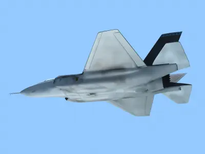 F35 fighter 3D model