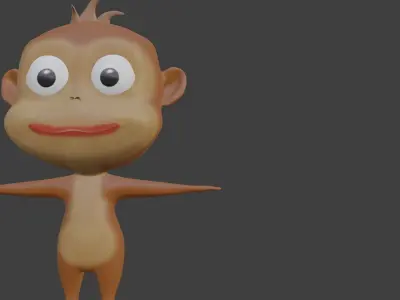 MONKEY CARTOON 3D model