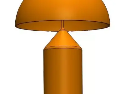 Modern Table lamp Free 3D model buy