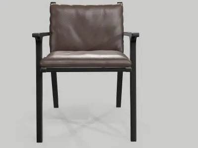 Helle Flou Dansk Chair 3D model