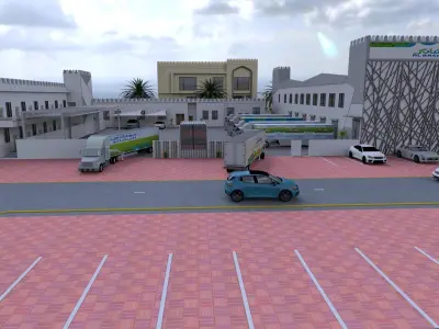 Commercial Complex A73 DWG SketchUp 3D Layout Pack 3D model