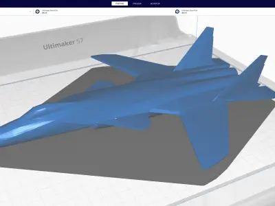 Sukhoi SU-47 Berkut Low-poly 3D model