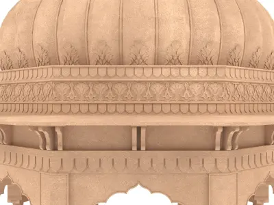 Indian Palace Dome 3D model