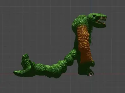 titan monster model 3D model