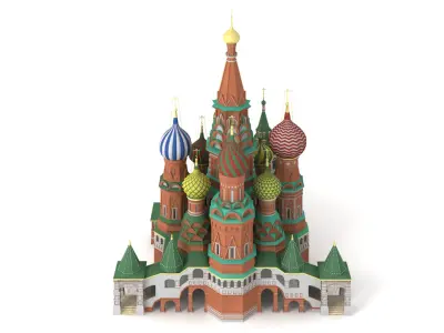 Saint Basils Cathedral Moscow 3D model