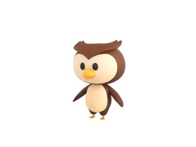 Character187 Owl 3D model