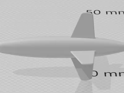 American WW2 JB3 Tiamat Missile  Various Types USA 3D print model