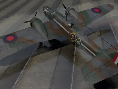 Martin 167 Maryland Mk-1 3D model