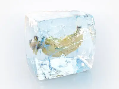 Ice cube 3D model