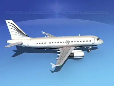 Airbus A319 Corporate 3 3D model