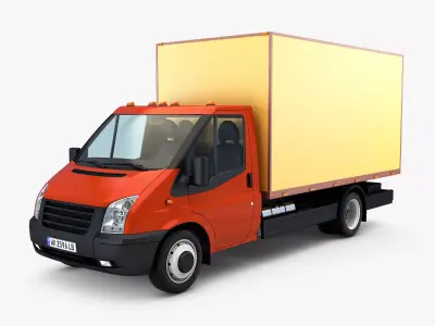 Mini Truck Box v 1 3D model