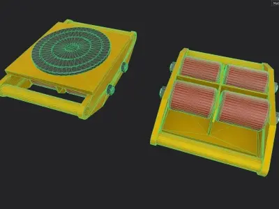 Industrial Mover M1 Low-poly 3D model