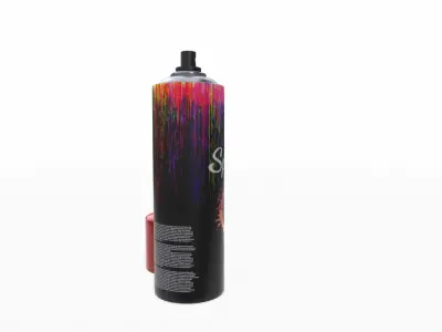 Spray bottle of paint 3D model