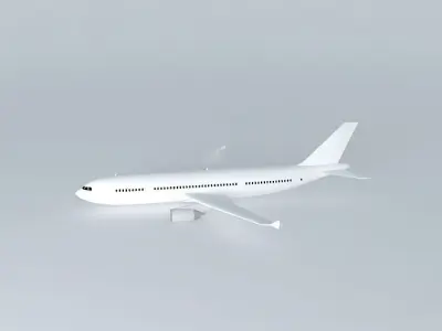 Template Airbus A300 600  Free 3D model