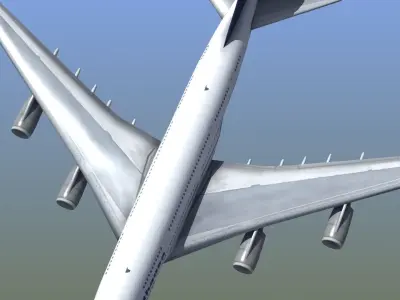 A380 Passenger Aircraft 3D model