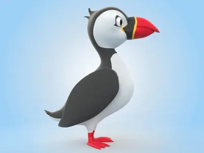 Puffin Bird 3D model