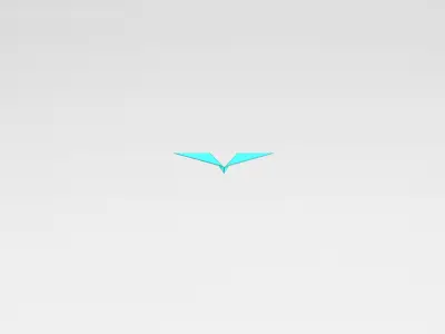 Paper Plane Pack 03 Low-poly 3D model