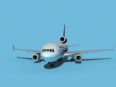 McDonnell Douglas MD-11 International Cargo 3D model