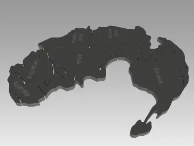 Pangea 3D model