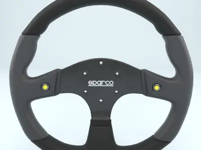 Steering Wheel Sparco L999 3D model