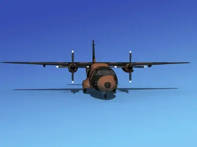 Casa CN-235 Botswana Defence Force 3D model