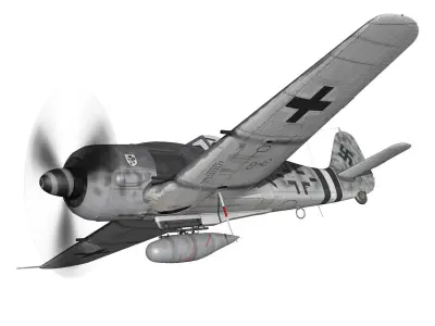 Focke Wulf - FW190 A8 - 960542 3D model