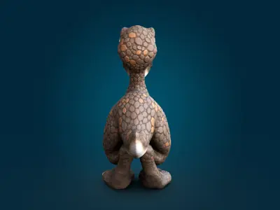 Cartoon Dinosaur  3D model