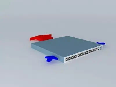 Cisco Catalyst 4948 Switch 3D model