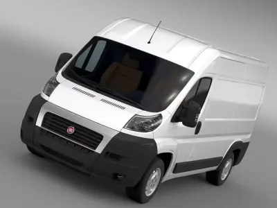 Fiat Ducato Van L2H2 2006-2014 3D model