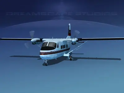 Harbin Y-12 II V04 3D model