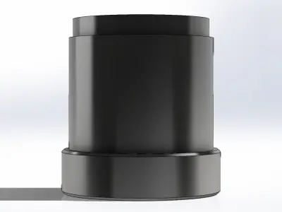 Elemento Luminoso Azul Schneider XVBC5B6 Blue Luminous Element 3D model