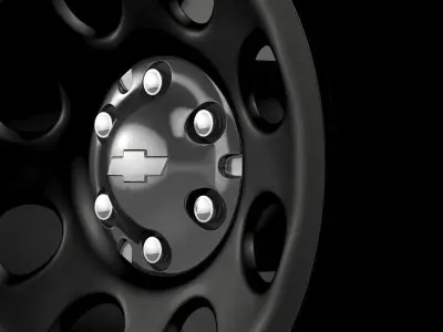 Chevrolet Tahoe Police rim 3D model