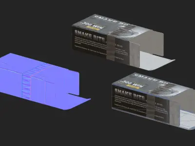 ammunition box Low-poly 3D model