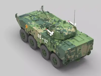 PLA ZBL-09 Snow Leopard IFV 3D model