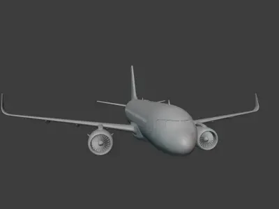 AIRBUS A320 NEO 3D print model