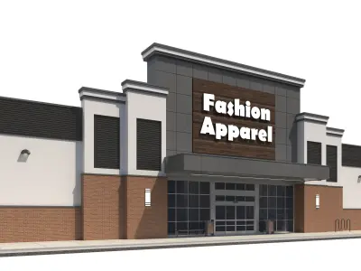 Retail-059 Retail Store 3D model