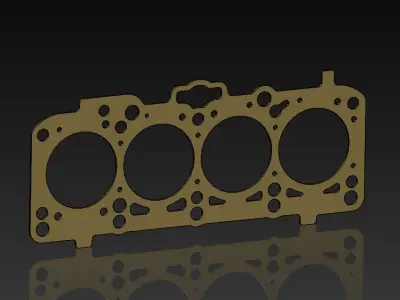 VW ALH-AHF TDI Head Gasket 3D model